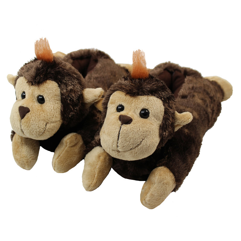 Wishpets 2 Piece Monkey Slipper Set Wayfair